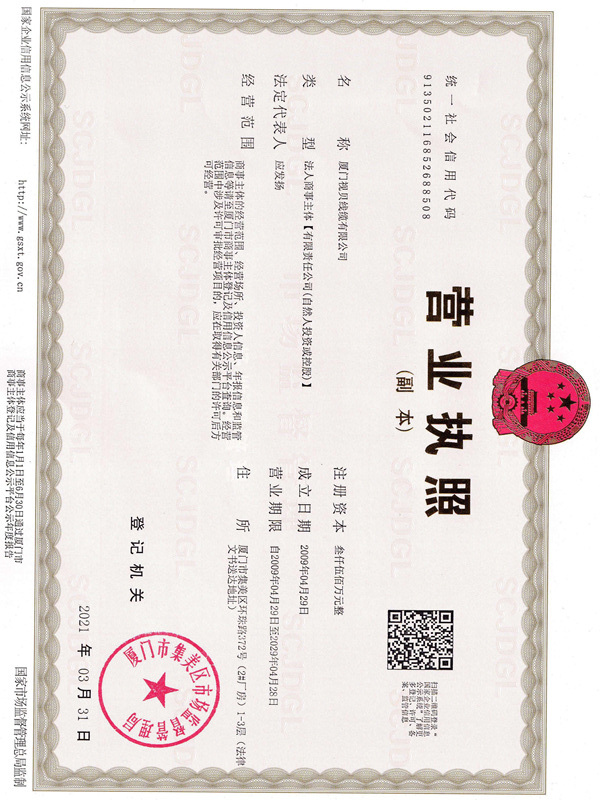 1 Business License